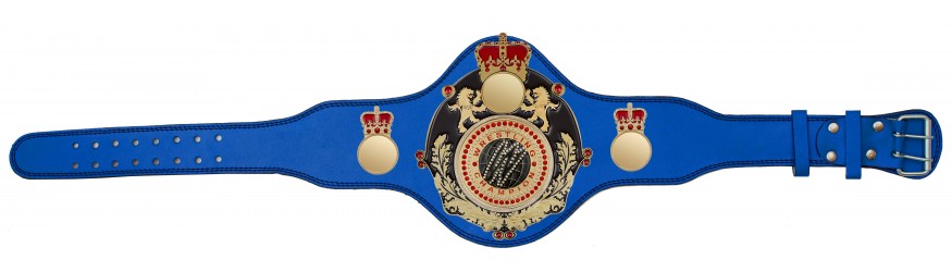 QUEENSBURY PLT LEATHER WRESTLING CHAMPIONSHIP BELT  - PLTQUEEN/B/G/WRESTGEM - AVAILABLE IN 4 COLOURS